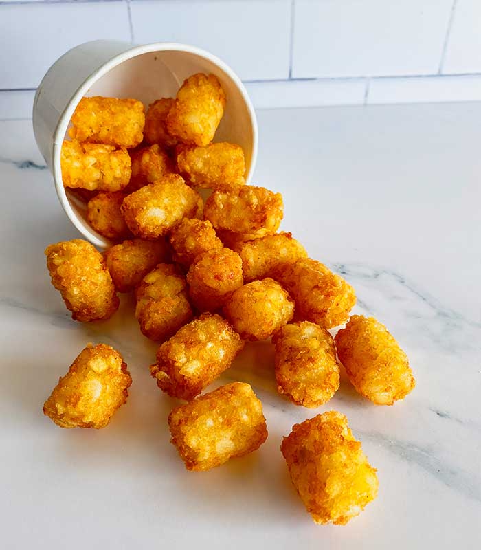 Tator tots from Fanci Freeze in Boise and Meridian Idaho.