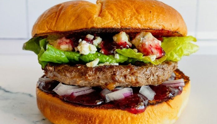 Try a Huckleberry burger from Fanci Freeze located in Boise and Meridian, Idaho.